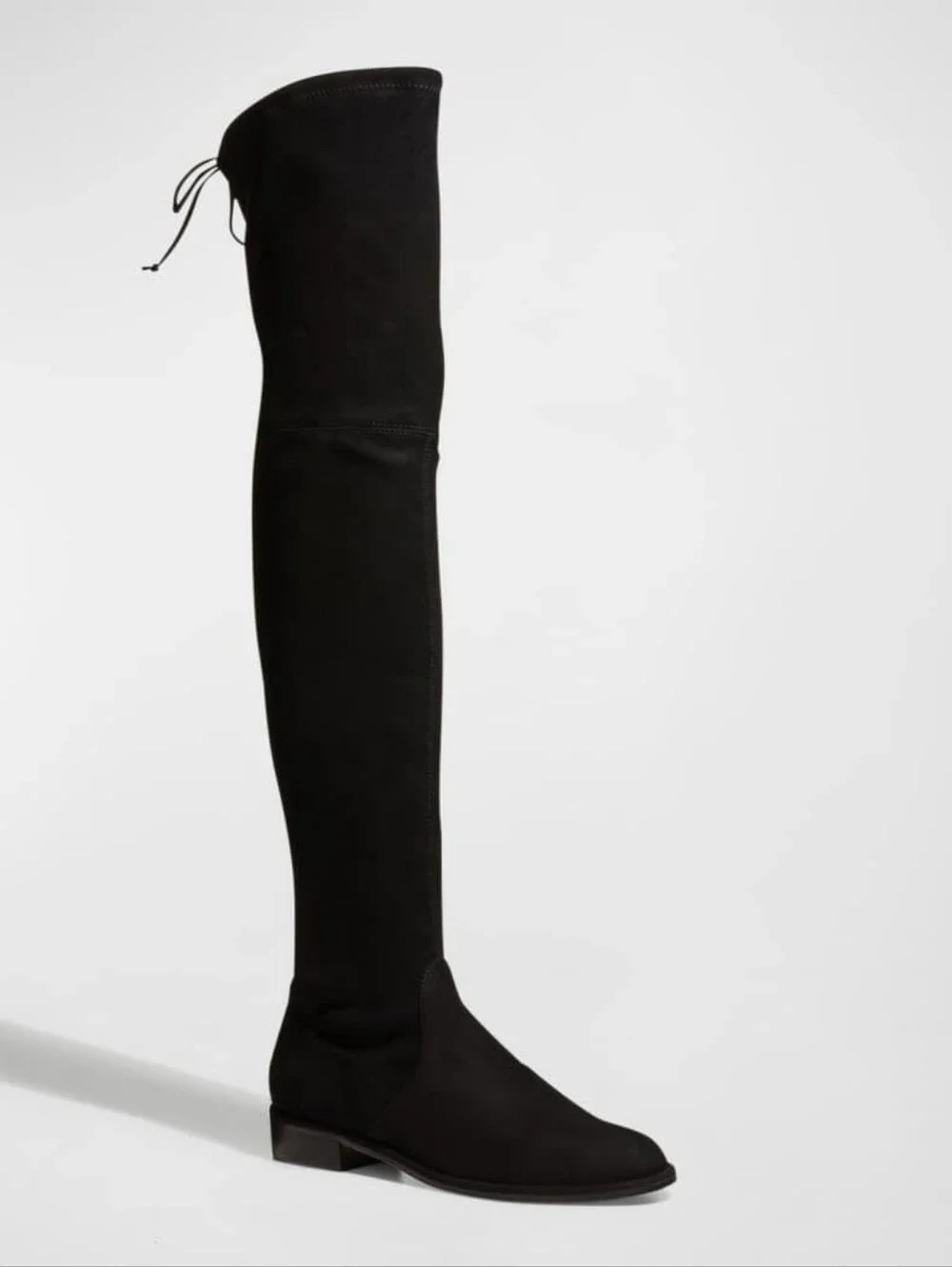 Stuart Weitzman Black Lowland Suede Over-The-Knee Boots Sz 6.5 New